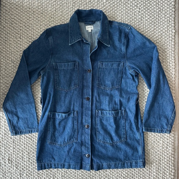 Aritzia Wilfred Free Port Denim Jacket - Women’s Size L - Picture 6 of 6